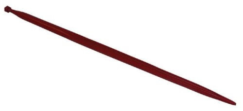 Ząb ładowacza, prosty, profil podwójne T 36x1100 mm końcówka szpiczasta z nakrętką M20x1.5 czerwony SHW FT14 - Intertraktor