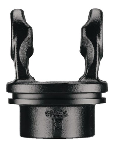 Widłak, na rurę profilowaną, na kołek sprężysty, 70.20 mm, S0 Bondioli&Pavesi 2040S6855 - Intertraktor