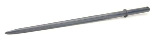 Ząb ładowacza, prosty, profil gwiazda 50x850 mm końcówka szpiczasta z otworem Ø 17 na kołek sprężysty czarny FST FT486843 - Intertraktor