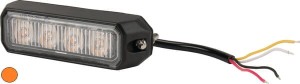 Lampa ostrzegawcza LED, 12W 12/24V pomarańczowa przykręcana 4 LED Kramp LA20013