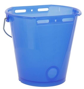 Wiadro do karmienia niebieskie, przezroczyste 504003FA