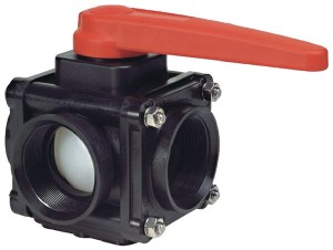 Zawór kulowy 3-drog. 1 1/4" 16ba 453014A55