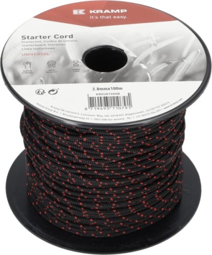 Linka rozrusznika 2.8 mm x 100 m czarna KR0281000B - Intertraktor