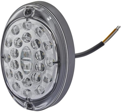 Lampa tylna zespolona LED, owalna 12/24V przykręcana 24 LED Hella 2SD343390011 - Intertraktor