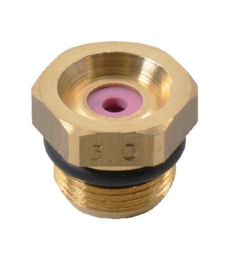 Rozpylacz płaskostrumieniowy szerokokątny 6818 55° 3 mosiężny Braglia 68180217 - Intertraktor