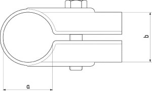 Obejma T otwarta, 2-1/2"x1-1/2" 803020212112FA