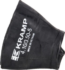 Dętka do obręczy Ø 5.0" 410/350-5, zawór wygięty 90° TR87 Kramp 4103505TR87