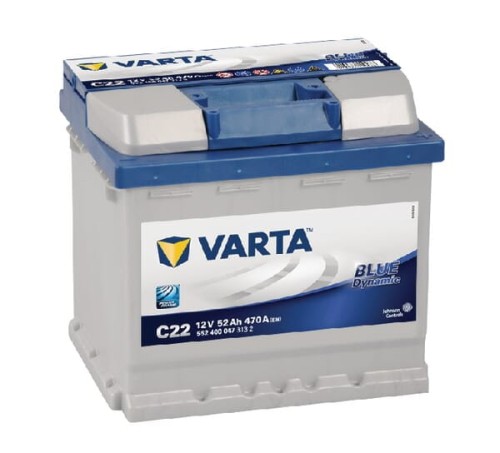 Akumulator 12V 52Ah 470A Blue Dynamic VARTA 5524000473132 - Intertraktor