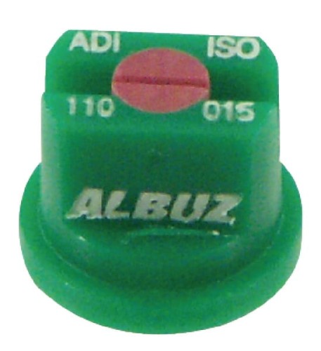 Rozpylacz płaskostrumieniowy ADI 110° 015 zielony ceramiczny Albuz ADI110015 - Intertraktor