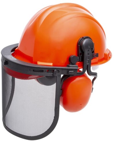 Kask ochronny dla pilarza kpl. Standard KH100200 - Intertraktor