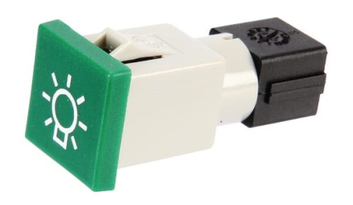 Kontrolka kwadratowa, 12/24V zielona przykręcana 22.5x22.5 mm Cobo 09456000 - Intertraktor