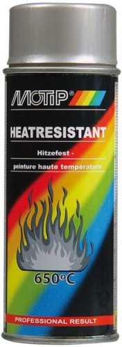 Lakier żaroodporny 800°C, srebrny 400 ml 04032 - Intertraktor