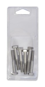 Śruba pół gwint M8x50 mm stal szlachetna A2 6 szt. KR931850RVSP006