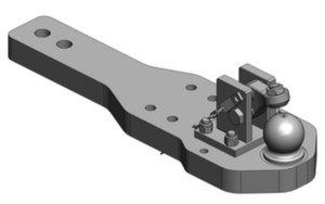 Płyta nośna zaczepu K80® Steyr CVT EcoTech 6130, 6145, 6160 4t 009605940A02