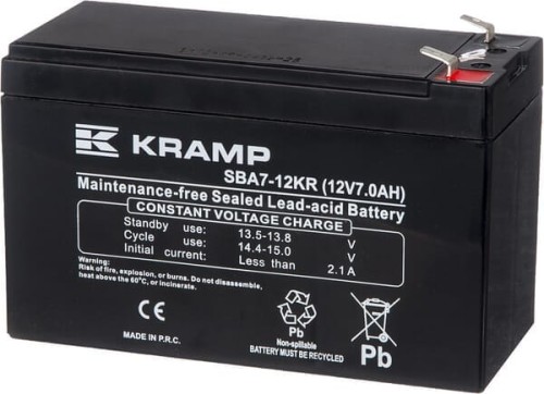 Akumulator 12V 7Ah Kramp SBA712KR - Intertraktor