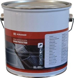 Impregnat do drewna żelowy Kramp, czerwony 2,5 l 017126667258KR