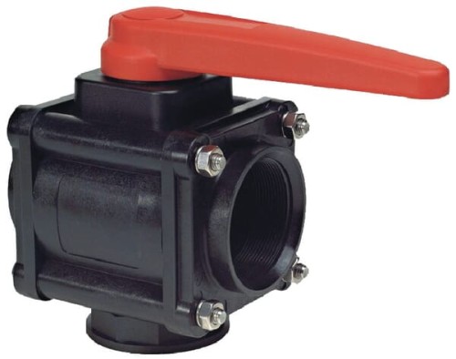 Zawór kulowy 3-drog. 1" 16 bar 453024A44 - Intertraktor