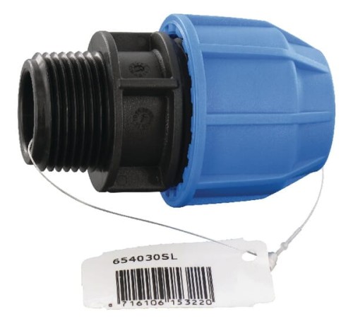 Złączka polietylenowa PE gwint zew. Supreme S16, 25 x 1" 654030SL - Intertraktor