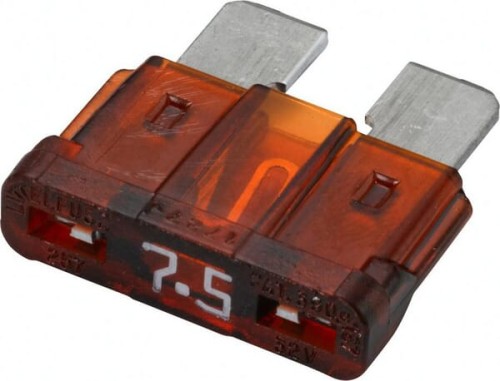 Bezpiecznik płaski, 32V 7.5A L=18.6 mm brązowy op. 50 szt. Hella 8JS711685002 - Intertraktor