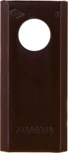 Nożyk kosiarki rotacyjnej lewy/prawy 90x40x3 mm otwór Ø 19 mm okrągły pasuje do Deutz Fahr/PZ 25 szt. VF06561543 - Intertraktor