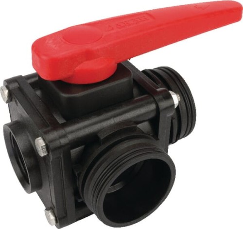 Zawór kulowy 3-drożny T9 453017000 - Intertraktor