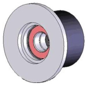 Rolka pasuje do Grimme, 25/95 mm 558008800315