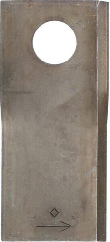Nożyk kosiarki rotacyjnej lewy 108x47x4 mm otwór Ø 19 mm okrągły pasuje do Pöttinger 25 szt. 434985KR - Intertraktor