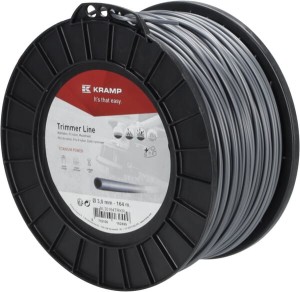 Żyłka tnąca Ø 3 mm 164 m okrągła Titanium Power szara Kramp NL30164TRKR