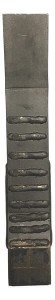 Redliczka 433x76 mm wzmocniona płaska, 2-otw. pasująca do Bednar Kramp KM060272N