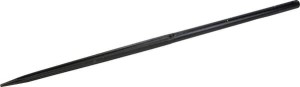 Ząb ładowacza, prosty, profil podwójne T 42x1400 mm końcówka szpiczasta z otworem Ø 12 na kołek sprężysty czarny SHW FT421400S