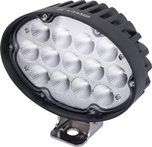 Lampa robocza LED, owalna 65W 5200lm 10/30V z wtyczką Deutsch 2-pin światło rozproszone 13 LED Kramp LA10432 - Intertraktor