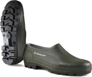 Chodaki zielone gumowe, roz. 40 Slip on Wellie Dunlop B35061140