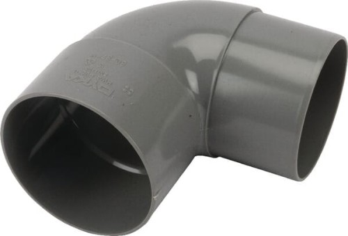 Kolanko PCW 80 mm 87° szare HWA180801G - Intertraktor