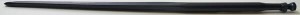 Ząb ładowacza, prosty, profil gwiazda 35x1100 mm końcówka szpiczasta z nakrętką M22x1.5 niebieski FST FT410451