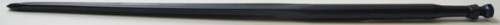 Ząb ładowacza, prosty, profil gwiazda 35x1100 mm końcówka szpiczasta z nakrętką M22x1.5 niebieski FST FT410451 - Intertraktor
