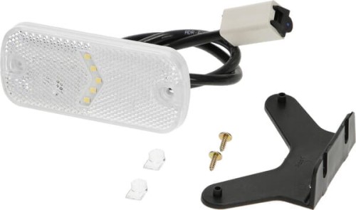 Lampa obrysowa LED, prostokątna, 12/24V z wtyczką Jaeger Kramp LA30107 - Intertraktor