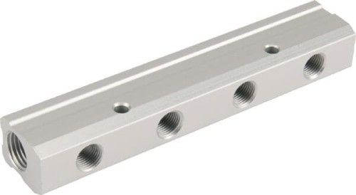 Blok rozdzielający 4 porty 1/4"-1/8" MFB14184 - Intertraktor