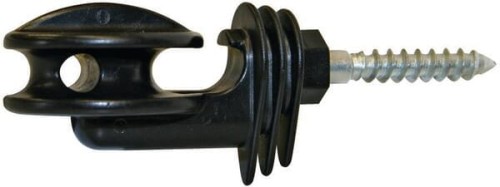 Izolator narożny wkręcany, czarny Ø 8.0 mm 10 szt. AKO 441330 - Intertraktor