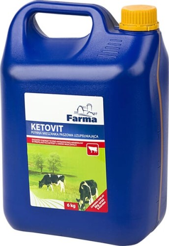 Płynny dodatek energetyczno-witaminowo-mineralny KetoVit, dla krów, 6 kg 1617080260FA - Intertraktor