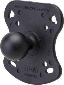 Uchwyt montażowy z kulką gumową 1.5" RAM RAMC107B