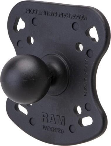 Uchwyt montażowy z kulką gumową 1.5" RAM RAMC107B - Intertraktor