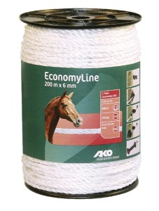Linka ogrodzeniowa Economy Line, 6 mm 200 m AKO 44531MA