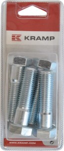 Śruba pół gwint M16x60 mm kl.8.8 ocynk 4 szt. KR9311660P004
