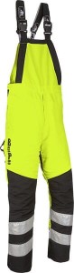 Ogrodniczki dla pilarzy, Hi-vis żółte, 1RH1, L 1RH1YBL