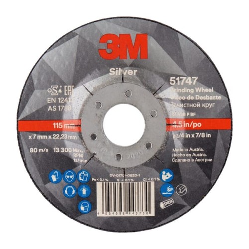 Tarcza ścierna 51747 T27 115 x 7 x 22.23 mm 7100141083 - Intertraktor