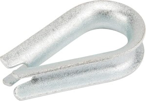 Kausza do liny ocynk, 13 mm WT13