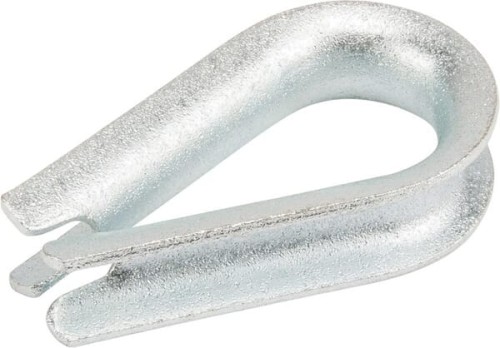 Kausza do liny ocynk, 13 mm WT13 - Intertraktor