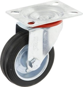 Koło metalowo gumowe skrętne gopart, 75 mm 508175GP