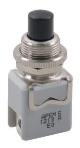 Przełącznik wciskany MOM 12 mm (zestyk zwierny) 1213A2