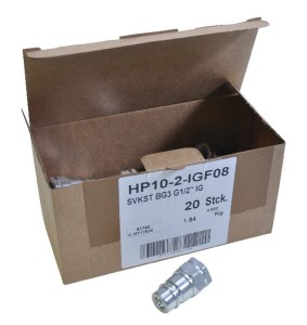 Szybkozłącze wtyczka SKP-M 1/2" gwint wewnętrzny 1/2" BSP op. 20 szt. SKPM12C08P020